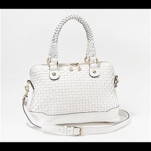 Patricia Nash Woven Leather Augusta Satchel